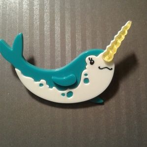 Erstwilder Nina of the North Narwhal brooch